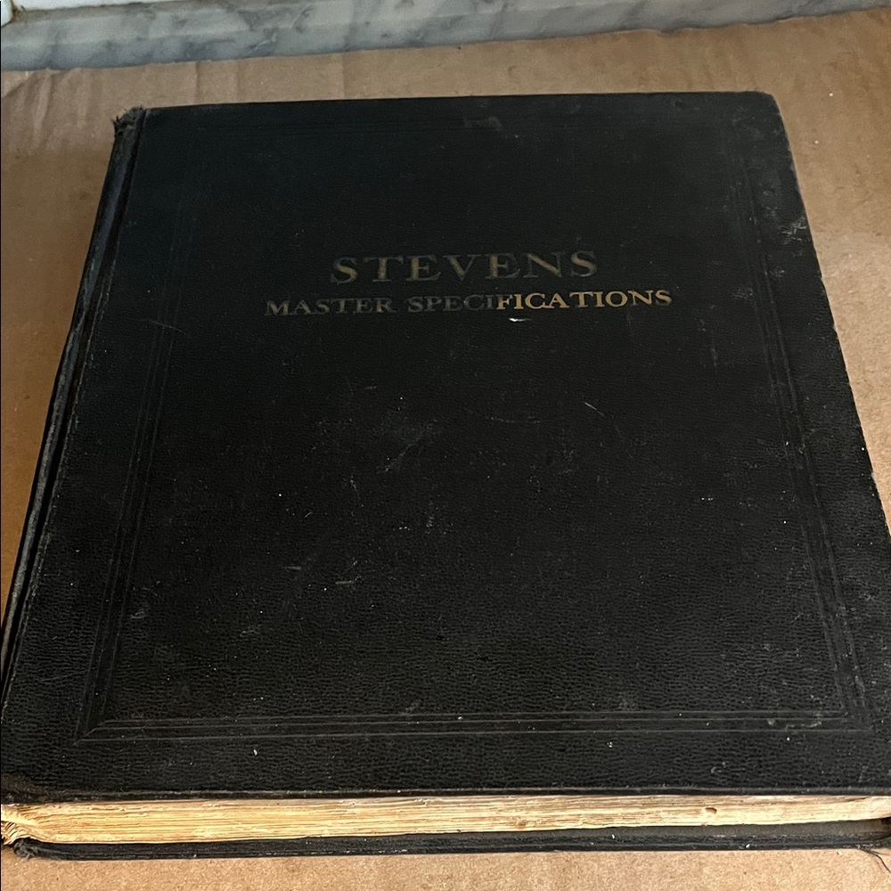 Stevens Master Specifications Book